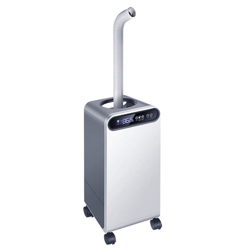 Allin Exporters J-1903 Industrial Humidifier with UV Sterilization Commercial Ultrasonic Air Purifier with Remote Control & Timer for Indoor Office & Home (15L, White & Grey)