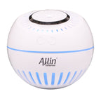 Allin Exporters 3-in-1 Mini Ultrasonic Humidifier with USB Fan & Reading Night Light Portable Air Purifier Nano Atomization for Car, Office Table, Cabin and Small Rooms (160 ml, White)