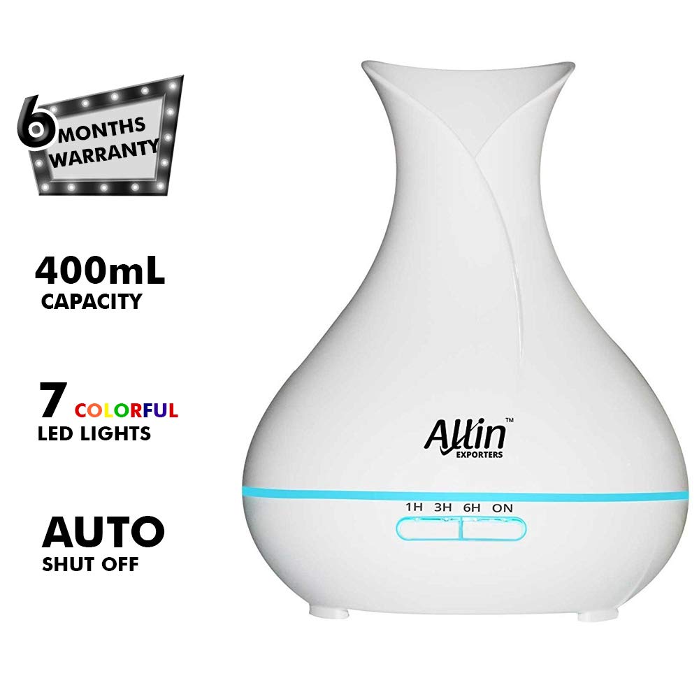 2 in 1 Ultrasonic Aroma Diffuser and Humidifier (DT-1522) - 400 ML