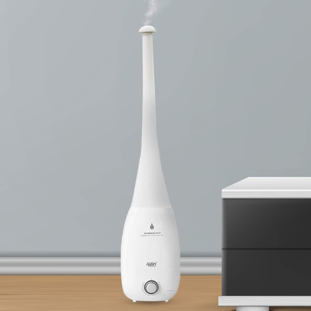 Allin Exporters DT-1830T Tower Shape Ultrasonic Humidifier Cool Mist Air Purifier Large Capacity Overnight Negative Ion Generator with Adjustable Mist & Waterless Auto-Off (3.8 L)