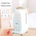 Allin Exporters LH-2029-B Top Fill Ultrasonic Humidifier & Air Purifier with Adjustable Cool Mist, Timer & Waterless Auto-Off Ideal for Home, Bedroom, Office, Baby Room (3.0L, Wooden)