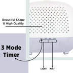 Allin Exporters S2 4 in 1 Aromatherapy Essential Oil Diffuser Ultrasonic Humidifier with 7 Color Changing LED Lights for Air Purification & Aroma Spreading for Home Office Bedroom Baby Room (400ml, Random Color)