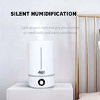 Allin Exporters ZM1807 Cool Mist Ultrasonic Humidifier Overnight Air Purifier with Adjustable Mist & Auto Shut-Off for Home Office Bedroom Baby Room (6.8 L)