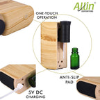 Allin Exporters Waterless Essential Oil Aroma Diffuser Air Purifier Wireless & Portable Rechargeable Aromatherapy Nebulizer for Home Car Office Yoga Spa (3W)