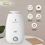 H-182 Cool Mist Ultrasonic Humidifier with Adjustable Mist and Waterless Auto-Off (5.2 L)