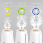 Allin Exporters LH-2029-B Top Fill Ultrasonic Humidifier & Air Purifier with Adjustable Cool Mist, Timer & Waterless Auto-Off Ideal for Home, Bedroom, Office, Baby Room (3.0L, Wooden)