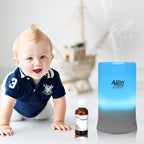 Allin Exporters DT-2109 100 ml Aroma Diffuser & Ultrasonic Humidifier with 3 Free 15ml Lavender, Peppermint and Cedarwood Oil