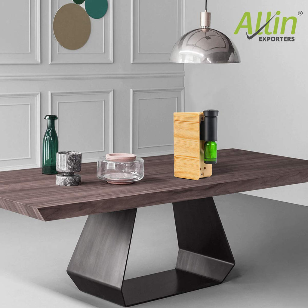 Allin Exporters Waterless Essential Oil Aroma Diffuser Air Purifier Wireless & Portable Rechargeable Aromatherapy Nebulizer for Home Car Office Yoga Spa (3W)