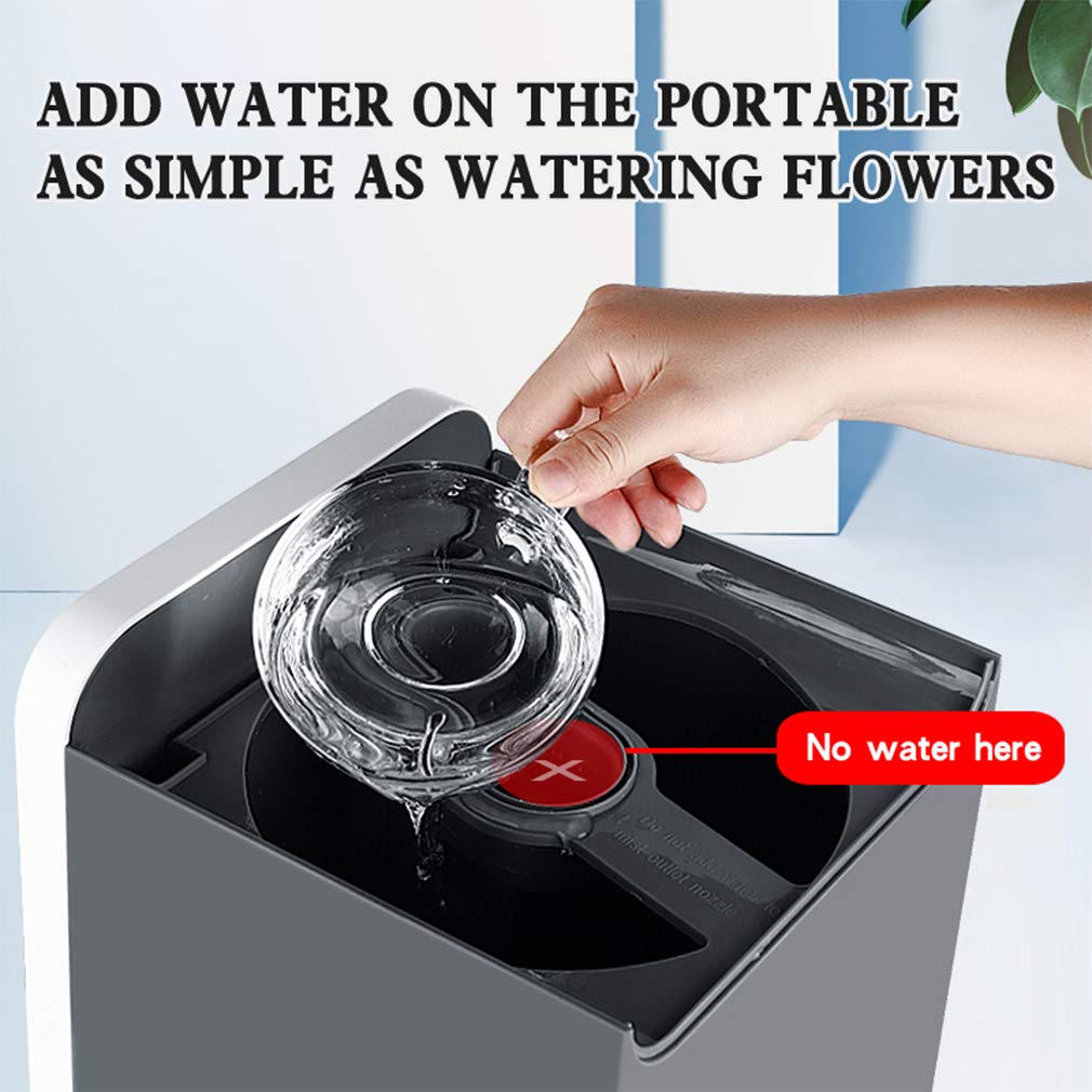 Allin Exporters J-1903 Industrial Humidifier with UV Sterilization Commercial Ultrasonic Air Purifier with Remote Control & Timer for Indoor Office & Home (15L, White & Grey)