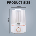 Allin Exporters LP-2112W Ultrasonic Humidifier Cool Mist Air Purifier for Dryness, Cold & Cough Large Capacity for Room, Baby, Plants, Bedroom (3.5L)