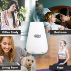 Allin Exporters DT-1508B 100ml 2 in 1 Ultrasonic Humidifier & Essential Oil Aroma Diffuser Cool Mist with 7 Color LED Lights