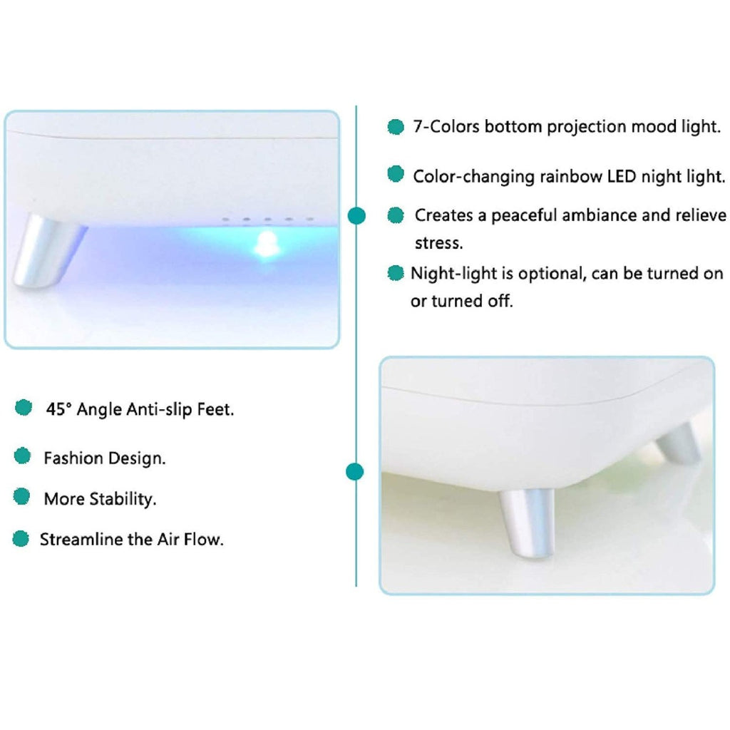 Allin Exporters LH-2029-A Top Fill Ultrasonic Humidifier & Air Purifier with Adjustable Cool Mist, Timer & Waterless Auto-Off Ideal for Home, Bedroom, Office, Baby Room (3.0L, Silver)