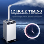 Allin Exporters J-1903 Industrial Humidifier with UV Sterilization Commercial Ultrasonic Air Purifier with Remote Control & Timer for Indoor Office & Home (15L, White & Grey)