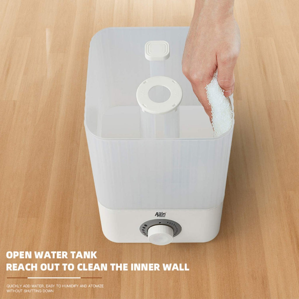 Allin Exporters ZM2020 Humidifier Cool Mist Ultrasonic Aroma Diffuser Essential Oil Overnight for Large Room Area Baby Bedroom Office (5.5 L)