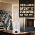 Allin Exporters LP-2112B Ultrasonic Humidifier Cool Mist Air Purifier with Remote Control & Digital LED Display for Dryness, Cold & Cough Large Capacity for Room, Baby, Plants, Bedroom (3.5L)