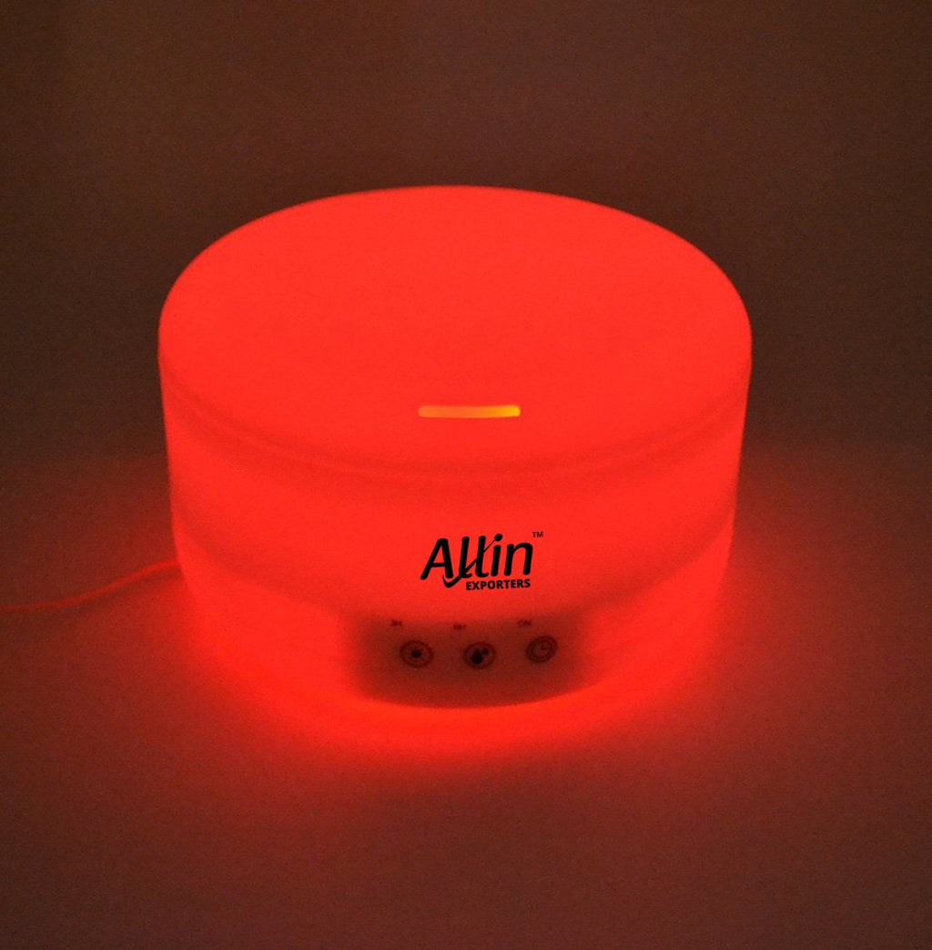 Allin Exporters DT-208 1000ml Touchpad Ultrasonic Humidifier & Essential Oil Aroma with Timer and 7 Colorful LED Light Modes