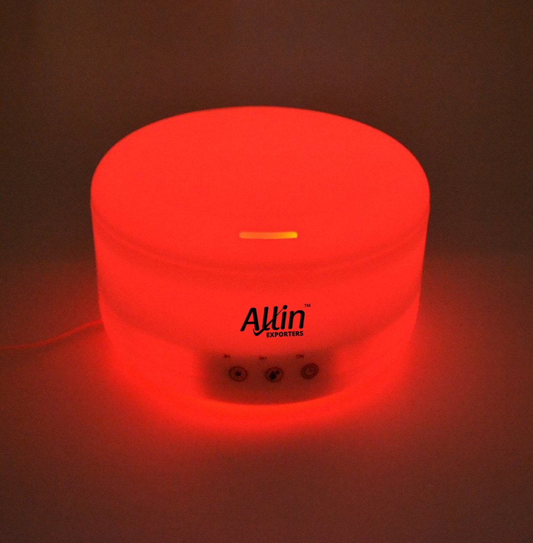 Allin Exporters DT-208 1000ml Touchpad Ultrasonic Humidifier & Essential Oil Aroma with Timer and 7 Colorful LED Light Modes