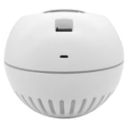 Allin Exporters 3-in-1 Mini Ultrasonic Humidifier with USB Fan & Reading Night Light Portable Air Purifier Nano Atomization for Car, Office Table, Cabin and Small Rooms (160 ml, White)