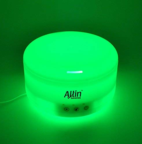 Allin Exporters DT-208 1000ml Touchpad Ultrasonic Humidifier & Essential Oil Aroma with Timer and 7 Colorful LED Light Modes