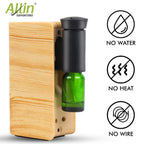 Allin Exporters Waterless Essential Oil Aroma Diffuser Air Purifier Wireless & Portable Rechargeable Aromatherapy Nebulizer for Home Car Office Yoga Spa (3W)