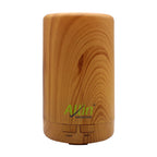 Allin Exporters DT-108LW Aromatherapy Diffuser Essential Oil 4 in 1 to Purify, Ionize, Humidify & Spread Aroma Ultrasonic Humidifier Cool Mist with 7 Color Changing LED Lights (70ml, Light Wood)