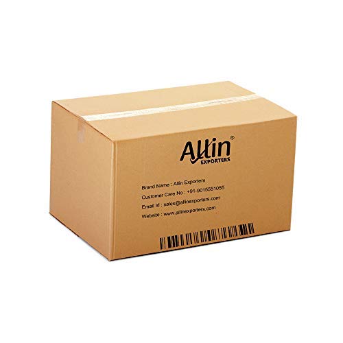 Allin Exporters H-189 Cool Mist Ultrasonic Floor Humidifier, Negative Ion Generator, Air Purifier with LED Display, Remote Control and Timer (Gold, 6 L)