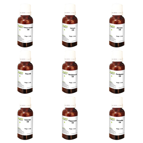 9 in 1 Combo Aromatherapy Therapeutic Grade Aroma Essential Oils for Diffuser and Oil Burner