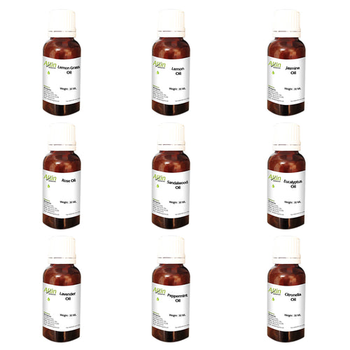 9 in 1 Combo Aromatherapy Therapeutic Grade Aroma Essential Oils for Diffuser and Oil Burner