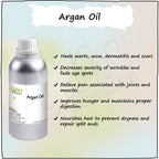 Argan Oil Cold Pressed Moroccan Oil 100% Pure, Natural and Organic for Skin and Hair,USDA Certified Imported from Morocco