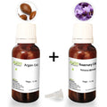 Combo Pack of Imported Moroccan Argan Oil and Rosemary Essential Oil - 15ml Each