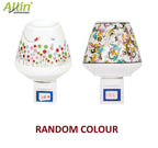 Pluggable Ceramic Oil Aroma Diffuser Burner Night Lamp (Colour May Vary)