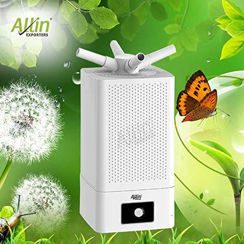 4 Way Cool Mist Ultrasonic Humidifier 360 Degree Air Purifier for Home Office Bedroom Baby Room (11 L, White)