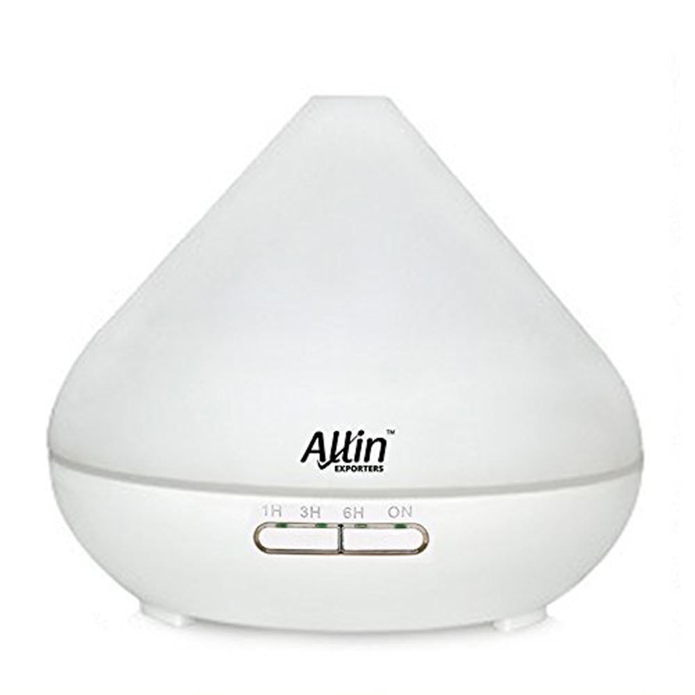 Allin Exporters Ultrasonic Essential Oil Diffuser Aromatherapy Diffuser 300ml, 7 Color LED Lights - (1516)