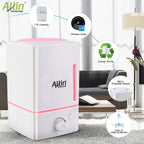Allin Exporters DT-1618 1500 ml Aroma Diffuser & Ultrasonic Humidifier with 3 Colorful Lights Safe to Use with Essential Oils
