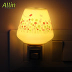 Pluggable Ceramic Oil Aroma Diffuser Burner Night Lamp (Colour May Vary)