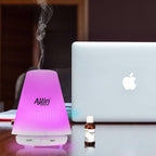 Allin Exporters DT-1508A 100 ml 2 in 1 Ultrasonic Humidifier & Essential Oil Aroma Diffuser with 7 Color Changing LED Lights