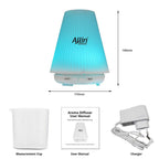 Allin Exporters DT-1508A 100 ml 2 in 1 Ultrasonic Humidifier & Essential Oil Aroma Diffuser with 7 Color Changing LED Lights