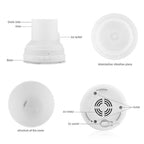 Allin Exporters Ultrasonic Diffuser Humidifier, 2 In 1 100 Ml Silent Cool Mist Electric For Use With Or Without Oils 6 Different Colored Led Lights -  (DT-1508B)