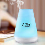 Allin Exporters Ultrasonic Diffuser Humidifier, 2 In 1 100 Ml Silent Cool Mist Electric For Use With Or Without Oils 6 Different Colored Led Lights -  (DT-1508B)