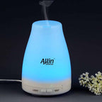 Allin Exporters Ultrasonic Aroma Diffuser and Humidifier 2 In 1 - Cool Mist Oil Diffuser with 100ml Tank Capacity 6 Different Colorful Lights - Ultrasonic Technology Electronic Humidifier to Diffuse Essential Oil and Humidify Interiors - (DT-1508C)