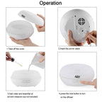 2 in 1 Aroma Diffuser Ultrasonic Humidifier (DT-1517B) - 200 ML