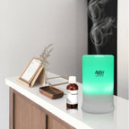 Allin Exporters DT2109 Aromatherapy Ultrasonic Essential Oil Aroma Diffuser 7 Led Color Light, 30/60/120/180 min timer Setting , Cool Mist Aroma Humidifier for Room Aroma 100 ML Tank Capacity