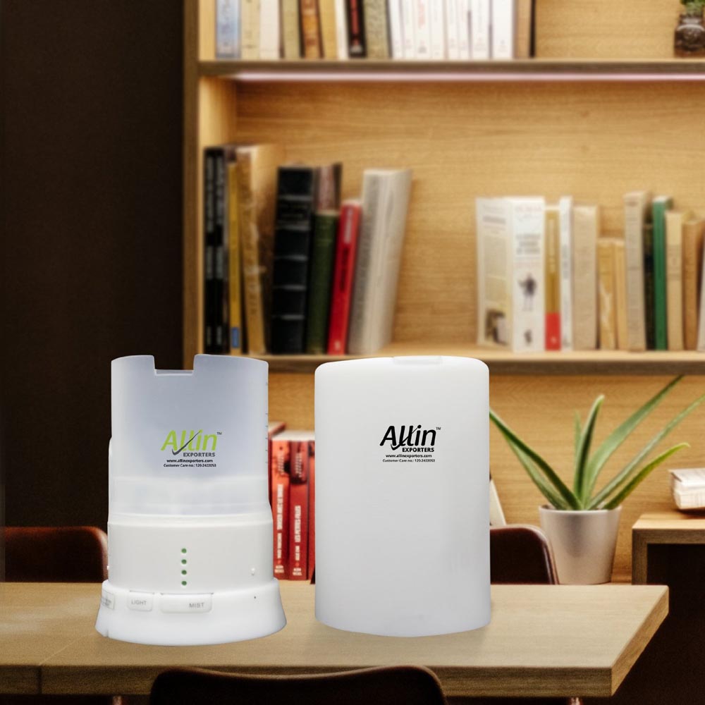 Allin Exporters DT2109 Aromatherapy Ultrasonic Essential Oil Aroma Diffuser 7 Led Color Light, 30/60/120/180 min timer Setting , Cool Mist Aroma Humidifier for Room Aroma 100 ML Tank Capacity