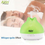 2 in 1 Ultrasonic Aroma Diffuser and Humidifier Lotus Design (1519) - 300 ML