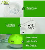 2 in 1 Ultrasonic Aroma Diffuser and Humidifier Lotus Design (1519) - 300 ML