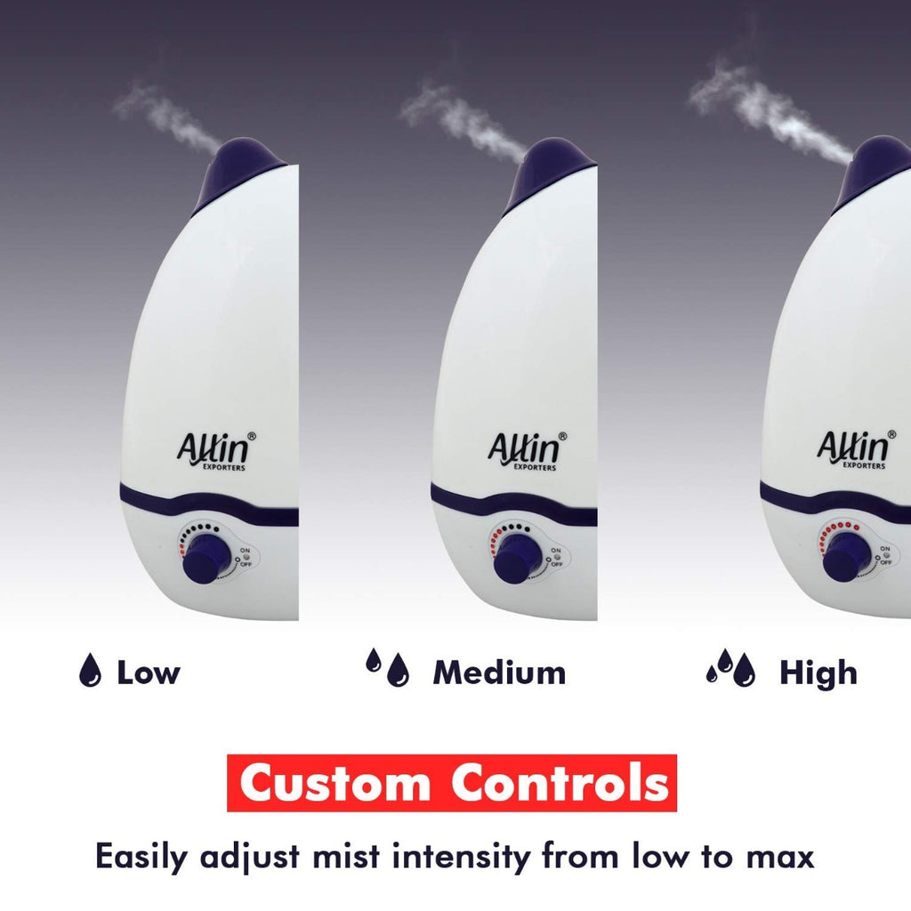 Allin Exporters PH906 Cool Mist Dolphin Humidifier Adults and Baby Bedroom 2 L Portable Room Humidifier