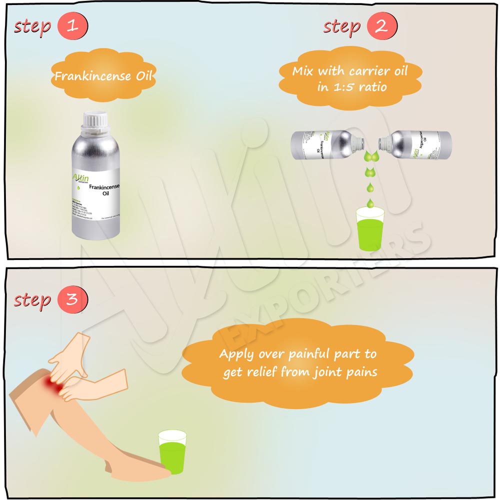 Allin Exporters Frankincense Oil 100% Pure, Natural, Undiluted & Therapeutic Grade Great For Aromatherapy For Aging Skin
