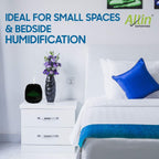 Allin Exporters 306-BW Ultrasonic Humidifier & Essential Oil Aroma Diffuser with Timer and 7 Colorful LED Light Modes (500 ml, Black Wood)