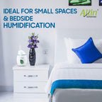 Allin Exporters EXUMHL1 160 ml Mango Design USB Mini Ultrasonic Humidifier Filter Type Auto Shut Off Portable Air Purifier with LED Light for Car, Office Cabin and Small Rooms (Random Colour)