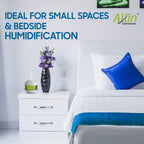 Allin Exporters EXUMHD1 150 ml Magic Diamond USB Mini Ultrasonic Humidifier Filter Type Auto Shut Off Portable Air Purifier with LED Light for Car, Office Cabin and Small Rooms (Colour May Vary)